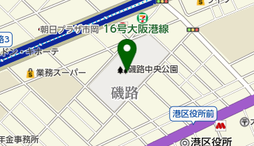 市岡公園の地図画像