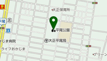 平尾公園の地図画像