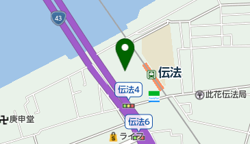 伝法公園の地図画像