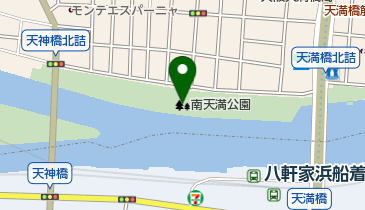 南天満公園の地図画像