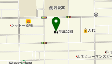 今津公園の地図画像