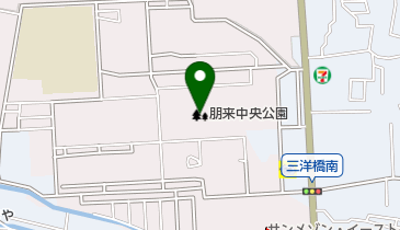 朋来中央公園の地図画像