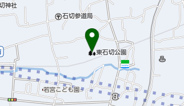 東石切公園の地図画像