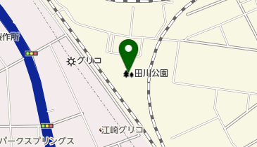 田川公園の地図画像