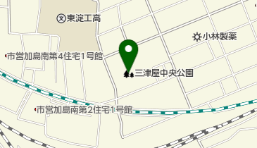 三津屋中央公園の地図画像