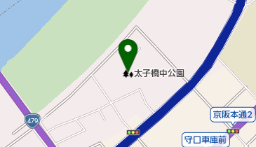 太子橋中公園の地図画像