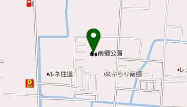 南郷公園の地図画像