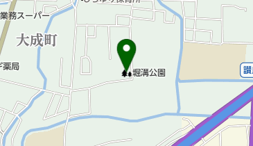堀溝公園の地図画像