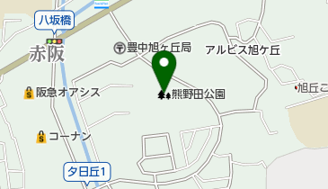 熊野田公園の地図画像