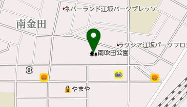 南吹田公園の地図画像