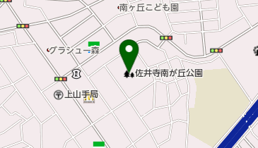 佐井寺南が丘公園の地図画像