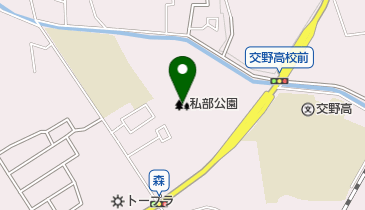 私部公園の地図画像