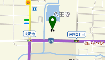 夫婦池公園の地図画像
