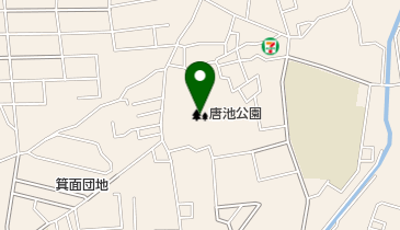 唐池公園の地図画像