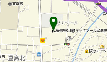 豊島野公園の地図画像