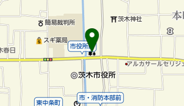 中央公園の地図画像