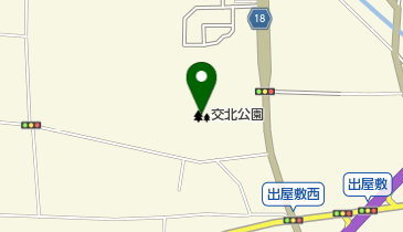 交北公園の地図画像