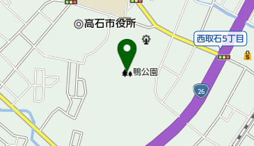 鴨公園の地図画像