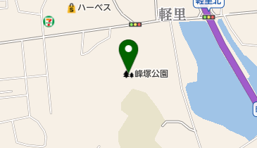 峰塚公園の地図画像