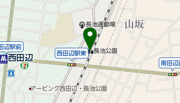 長池公園の地図画像