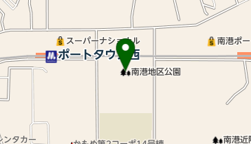南港地区公園の地図画像
