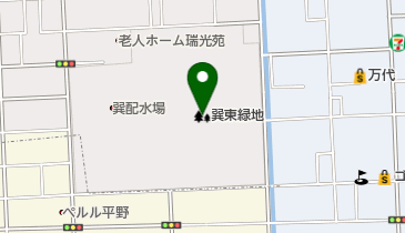 巽東緑地の地図画像