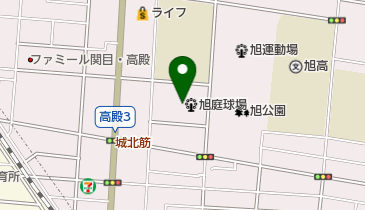 旭公園の地図画像