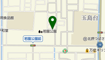 若園公園の地図画像