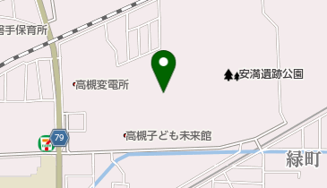 安満遺跡公園の地図画像