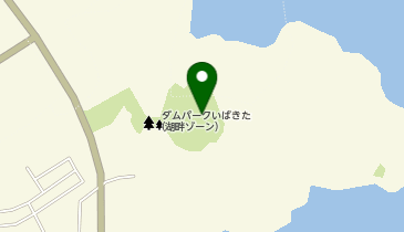 ダムパークいばきた(湖畔ゾーン)の地図画像