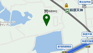 天神公園の地図画像