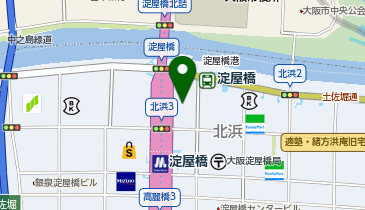 une osakaの地図画像