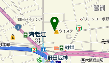 イオン野田阪神店の地図画像
