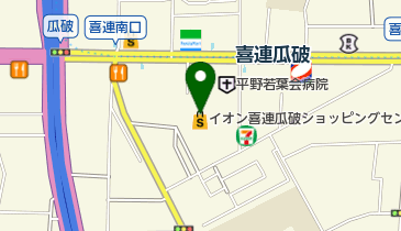 イオン喜連瓜破駅前店の地図画像