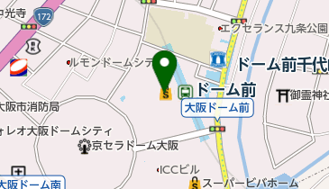 イオン大阪ドームシティ店の地図画像