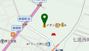 イオンスタイル堺鉄砲町の地図画像