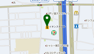 イオンスタイル東大阪の地図画像