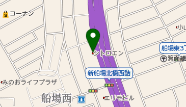 シトロエン箕面の地図画像