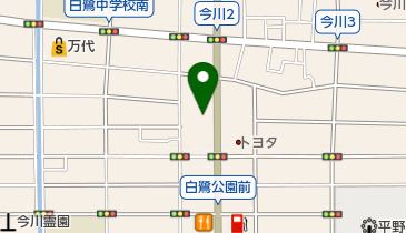 ボルボ・カー東住吉の地図画像