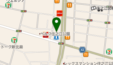 関西マツダ住之江店の地図画像