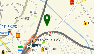 3COINS+plus枚方モール店の地図画像