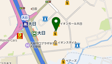 3COINS+plusイオンモール大日店の地図画像