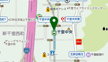 3COINSせんちゅうパル店の地図画像