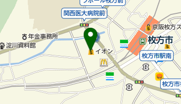 アニメイト枚方の地図画像