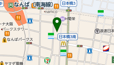 ゲーマーズなんば店の地図画像