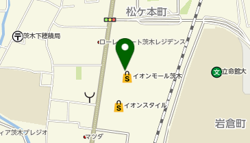 アニメイトイオンモール茨木の地図画像