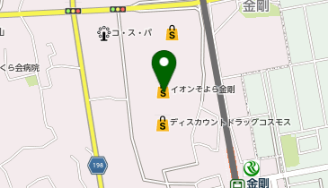 ホビーオフそよら金剛店の地図画像