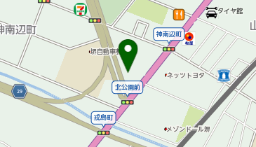 ニコニコレンタカー堺神南辺町店の地図画像