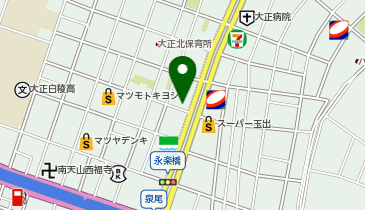 ニコニコレンタカー大阪泉尾店の地図画像