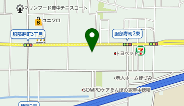 ニコニコレンタカー豊中穂積店の地図画像